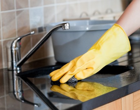 Kitchen and bathroom turnover cleaning for an Airbnb in Brent