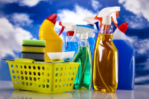 Local cleaners deep cleaning a bathroom during move-out in Brent