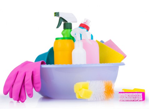 Local Brent flat receiving a thorough deep cleaning service