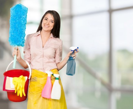 Sustainable carpet cleaning team managing waste separation in Brent